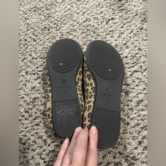 Rothy’s Leopard Print ballet flat loafers Women's Shoes size 9 - Picture 3 of 5